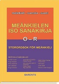 bokomslag Storordbok för meänkieli O-R / Meänkielen iso Sanakirja O-R