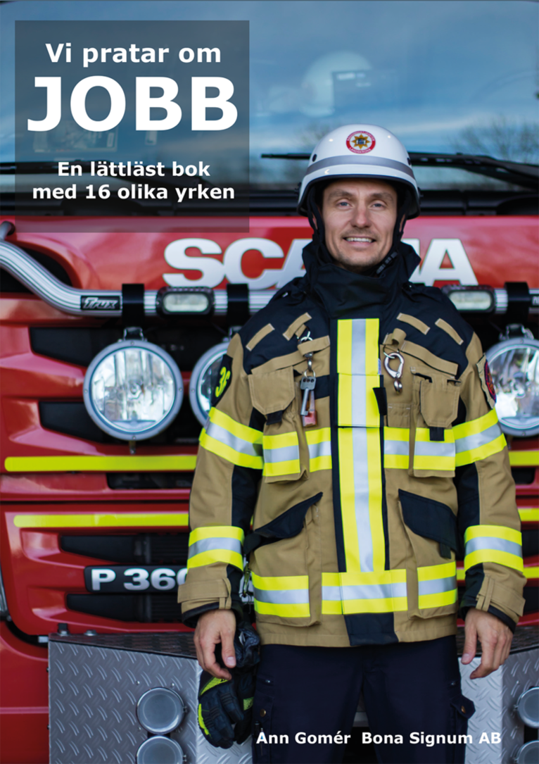 Ann Gomér - Vi pratar om jobb : en lättläst bok med 16 olika yrken, Häftad