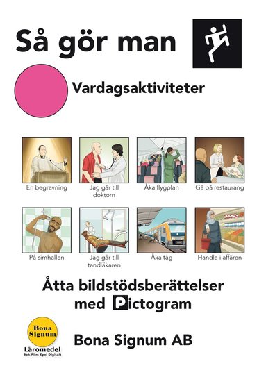 bokomslag Så gör man, tema vardagsliv, en bok med pictogram