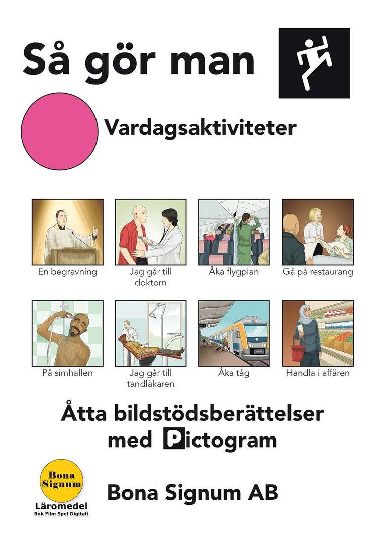 Så gör man, tema vardagsliv, en bok med pictogram 1