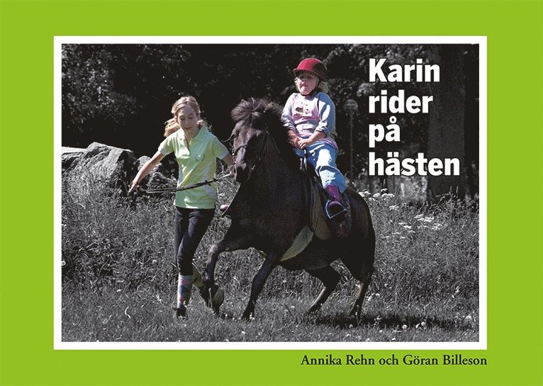 Karin rider på hästen 1