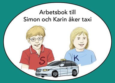 Simon och Karin åker taxi, arbetsbok, Häftad