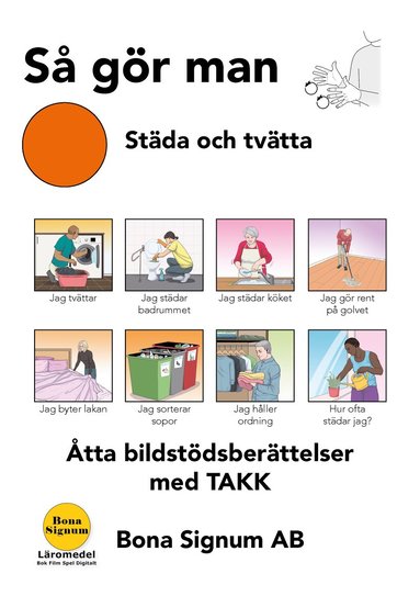 bokomslag Så gör man, tema städa och tvätta, en bok med TAKK