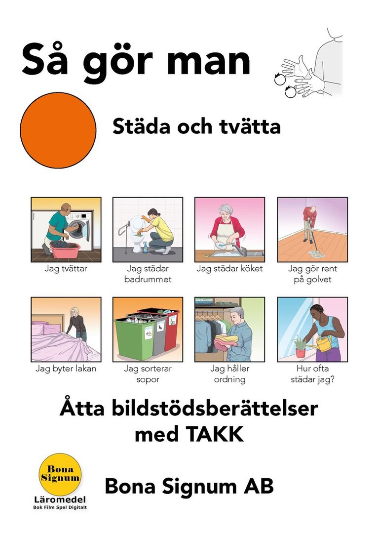 Så gör man, tema städa och tvätta, en bok med TAKK 1