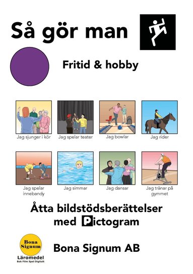 Ann Gomér - Så gör man, tema fritid och hobby, en bok med pictogram, Häftad