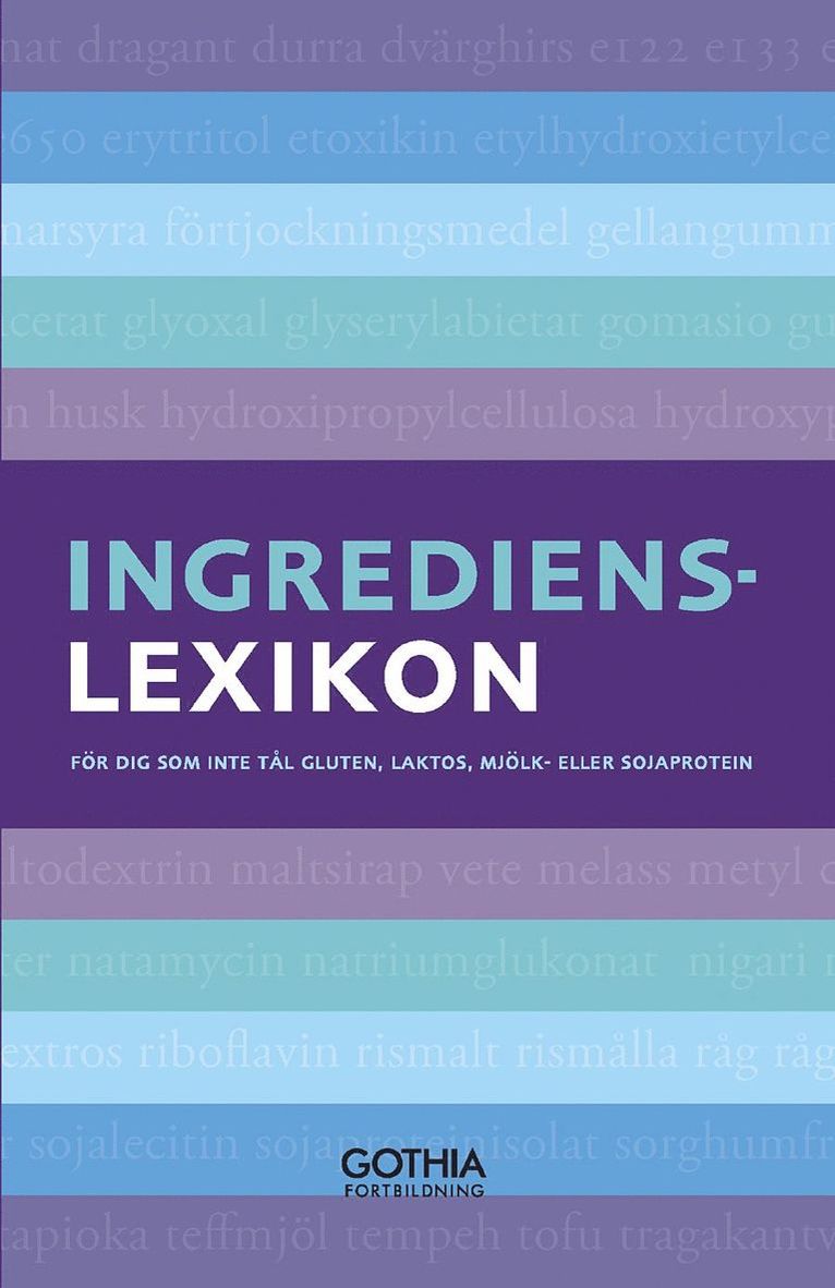 Ingredienslexikon, Häftad