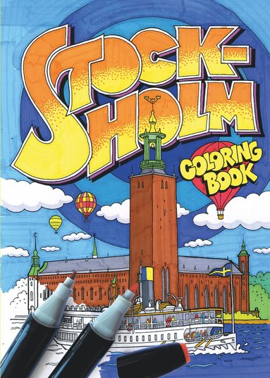 bokomslag Stockholm coloring book