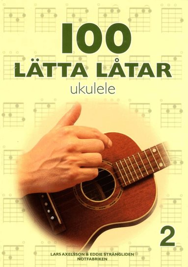 100 lätta låtar ukulele 2, Häftad