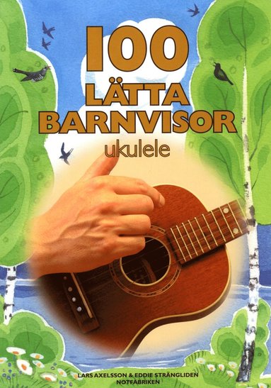 bokomslag 100 lätta barnvisor ukulele