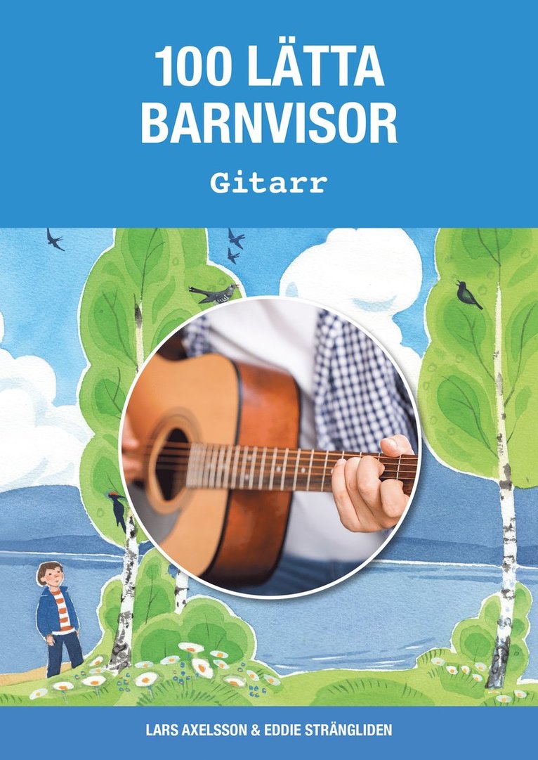 100 lätta barnvisor gitarr, Häftad