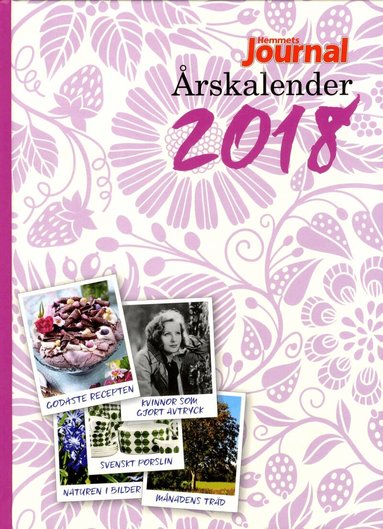 Hemmets Journals årskalender 2018, Inbunden