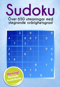 bokomslag Sudoku : över 650 utmaningar i stegrande svårighetsgrad