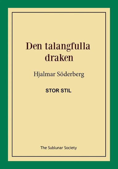 bokomslag Den talangfulla draken (stor stil)