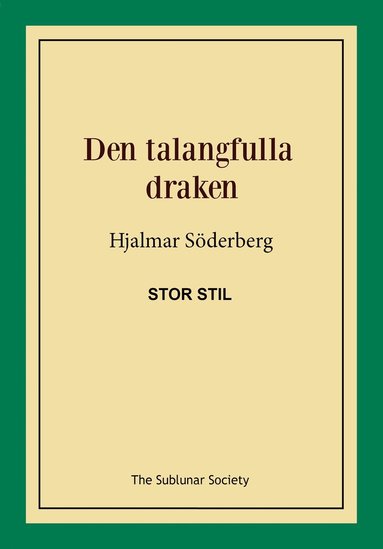 bokomslag Den talangfulla draken (stor stil)