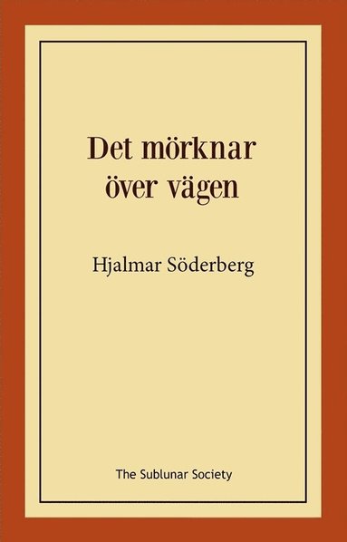 bokomslag Det mörknar över vägen