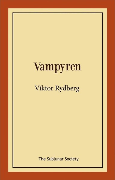 bokomslag Vampyren