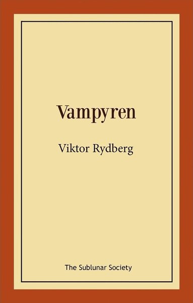 bokomslag Vampyren