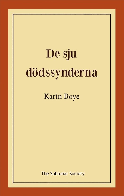 De sju dödssynderna 1