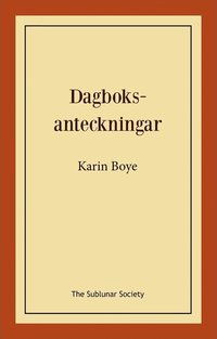bokomslag Dagboksanteckningar