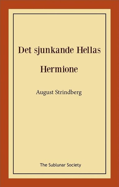 bokomslag Det sjunkande Hellas ; Hermione