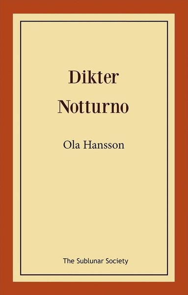 bokomslag Dikter ; Notturno