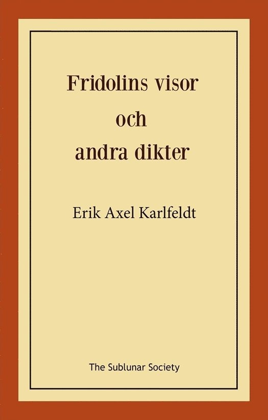 Fridolins visor och andra dikter 1