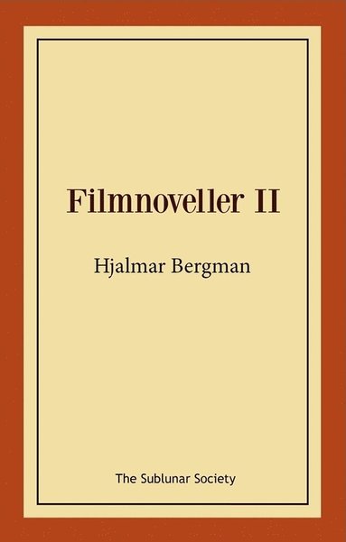 bokomslag Filmnoveller II