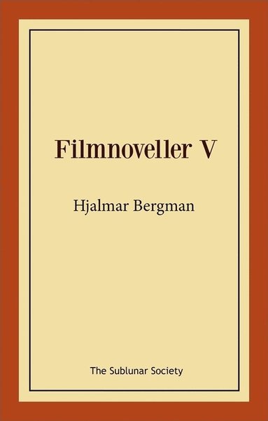bokomslag Filmnoveller V
