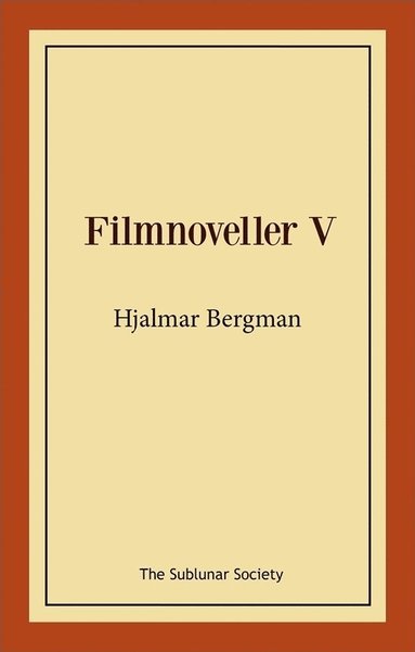 bokomslag Filmnoveller V