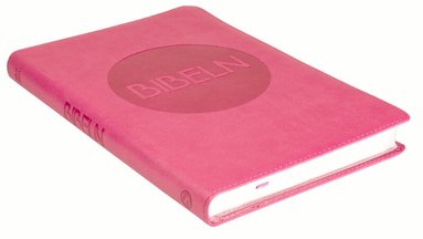 Bibel 2000 slimline rosa konstskinn, Inbunden
