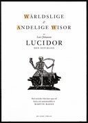 bokomslag Wärdslige & andelige wisor av Lars Johanson Lucidor den olycklige