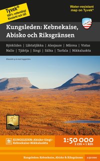 bokomslag Kungsleden: Kebnekaise, Abisko och Riksgränsen 1:50.000