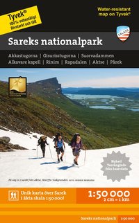 bokomslag Sareks nationalpark 1:50.000