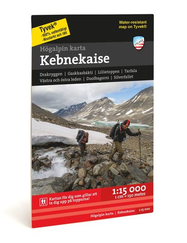 Högalpin karta Kebnekaise 1:15.000, Övrigt