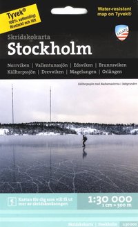 bokomslag Skridskokarta Stockholm 1:30.000
