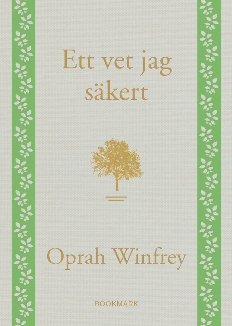 Oprah Winfrey - Ett vet jag säkert, Pocket