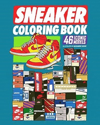bokomslag Sneaker Coloring Book