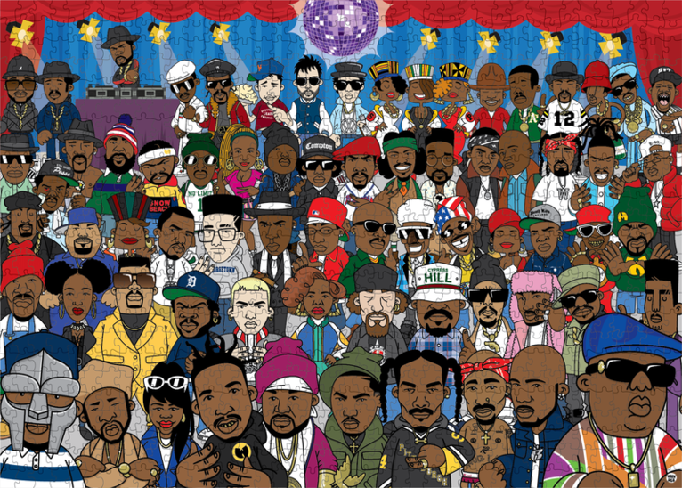 Mark 563, Mark, Dokument Press - Pussel 1000 bitar - Hip Hop Puzzle, Pussel