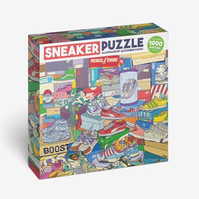 Alexander Rosso, Dokument Press - Pussel 1000 bitar -Sneaker Puzzle, Pussel