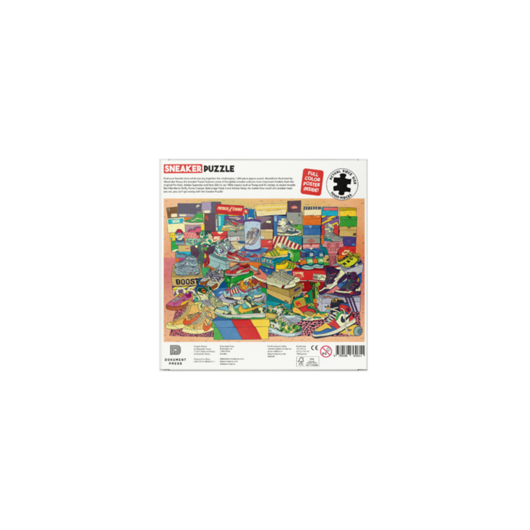 Alexander Rosso, Dokument Press - Pussel 1000 bitar -Sneaker Puzzle, Pussel