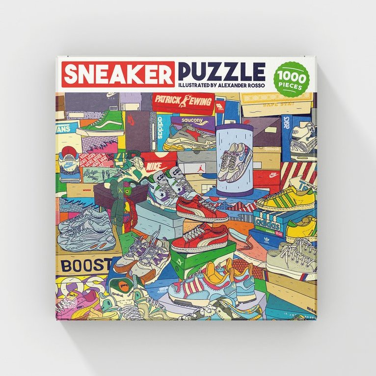 Alexander Rosso, Dokument Press - Pussel 1000 bitar -Sneaker Puzzle, Pussel