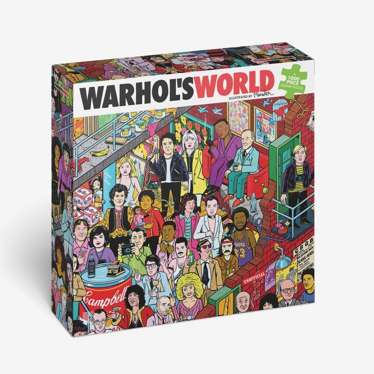 Martin Ander - Pussel 1000 bitar - Warhol's World, Pussel