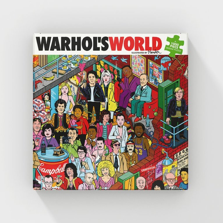 Martin Ander - Pussel 1000 bitar - Warhol's World, Pussel