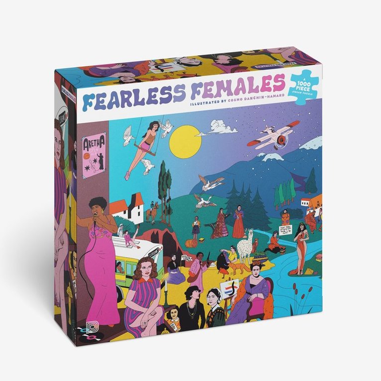 Pussel 1000 bitar - Fearless Females