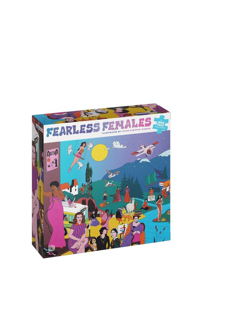 Cosmo Danchin-Hamard - Pussel 1000 bitar - Fearless Females, Övrigt