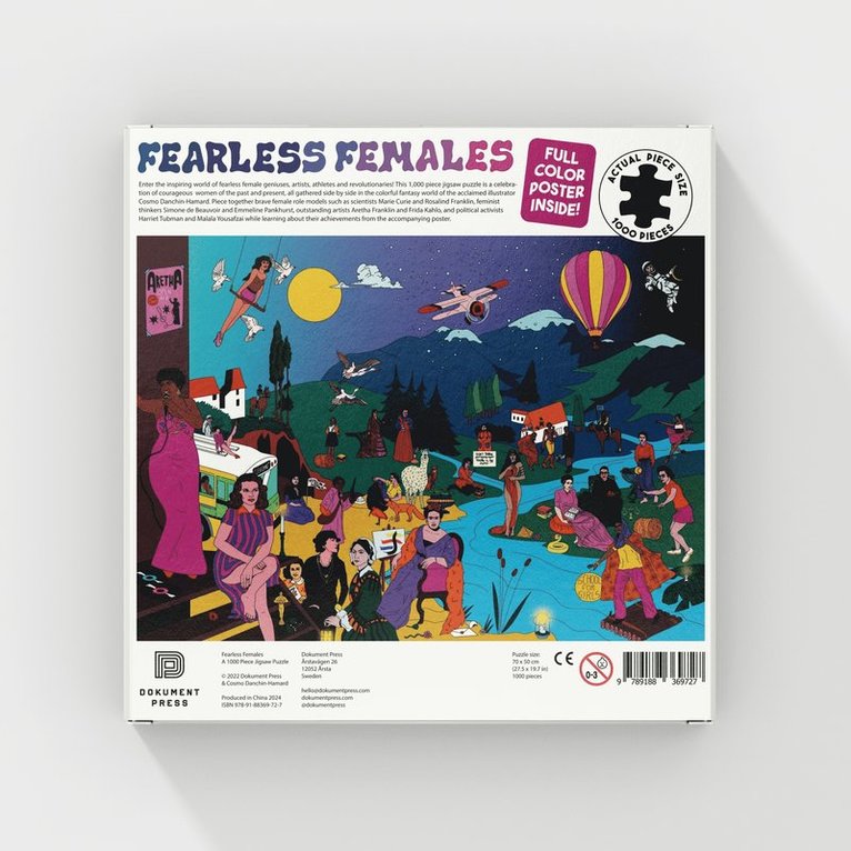 Cosmo Danchin-Hamard - Pussel 1000 bitar - Fearless Females, Övrigt