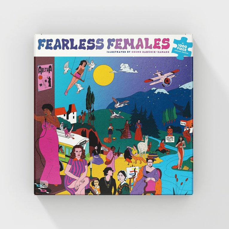 Cosmo Danchin-Hamard - Pussel 1000 bitar - Fearless Females, Övrigt