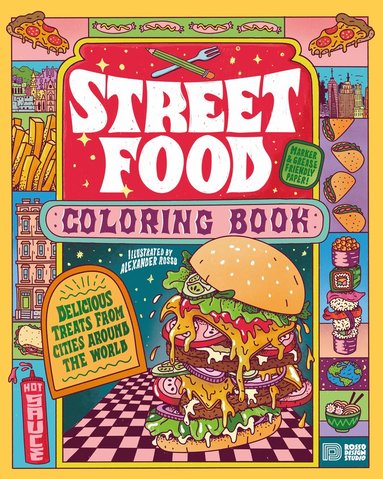 bokomslag Street Food Coloring Book