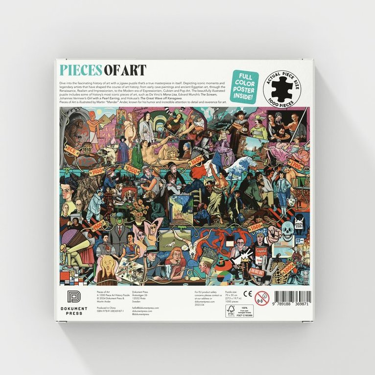 Martin Ander - Pussel 1000 bitar - Pieces of Art, Övrigt