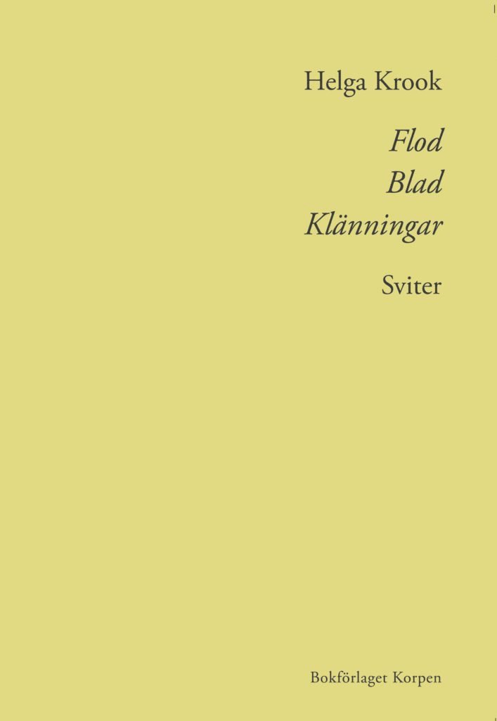 Helga Krook - Flod Blad Klänningar, Häftad